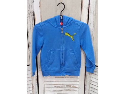 Chlapecká mikina velikost 128 Puma s kapucí