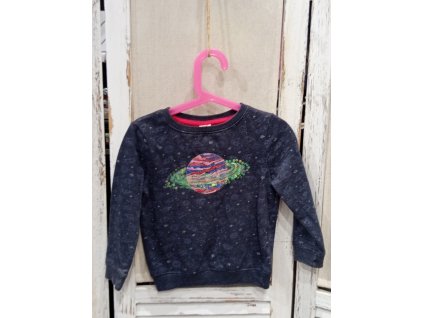 Dívčí mikina velikost 98 bez kapuci jako nová