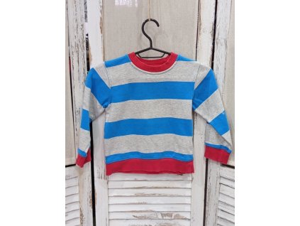 Chlapecká mikina velikost 98/104 bez kapuce