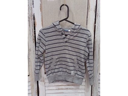 Chlapecká mikina velikost 98/104 s kapucí jako nová