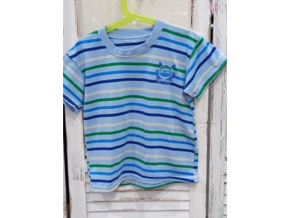 Chlapecké tričko velikost 116 proužek