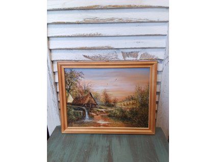 Obraz dřevěný rámeček 26,5 x21 cm u Mlýna