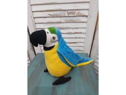 Plyšová hračka papoušek