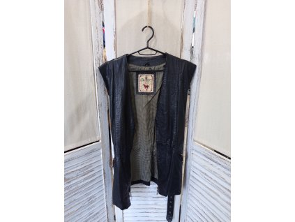 Dámská kožená vesta velikosta velikost S