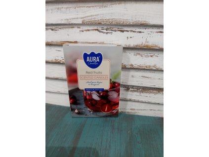 Čajové svíčky  Red fruits 1 balení 6 ks