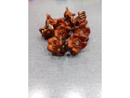 Skřipce s kamínky/bez kamínků 2 cm 1 balení 11 kusů