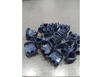 Skřipec do vlasů 2 cm 1 balení 15 ks tmavě modrá