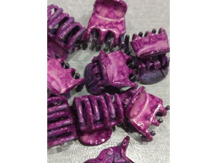 Skřipec do vlasů 2 cm 1 balení 15 ks -růžová