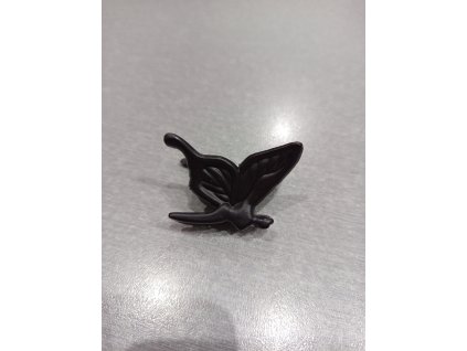 Skřipce do vlasů motýl 4,5 cm-Černá