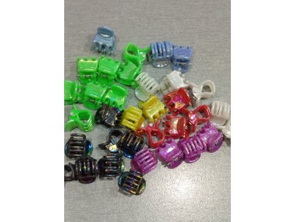 Skřipce do vlasů mix barev 1 balení 34 kusů