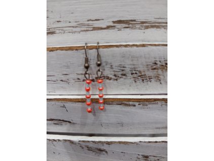 Náušnice barevné korálky