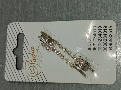 Sponky do vlasů /pinety 1 balení 2 ks zdobené kamínky