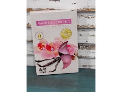 Čajové svíčky Vanilla-Orchid 6ks