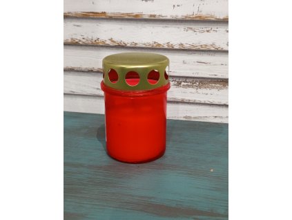 Hřbitovní svíčka s víčkem 70 g