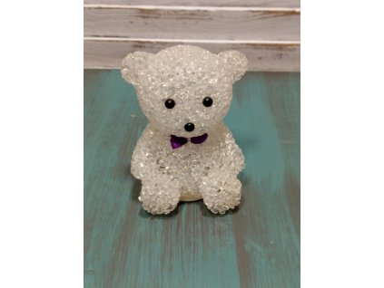 Medvídek svítící na baterky