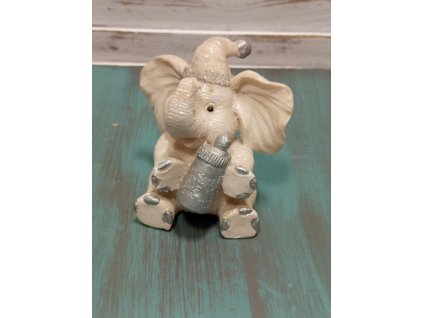 Dekorace soška slon