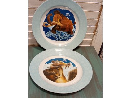 Talíře plastové Doba ledová ICE AGE 2 kusy