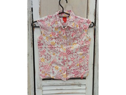 Dívčí halenka krátký rukáv velikost 116/122 Esprit