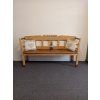Starožitná lavice 187 cm v Provence stylu