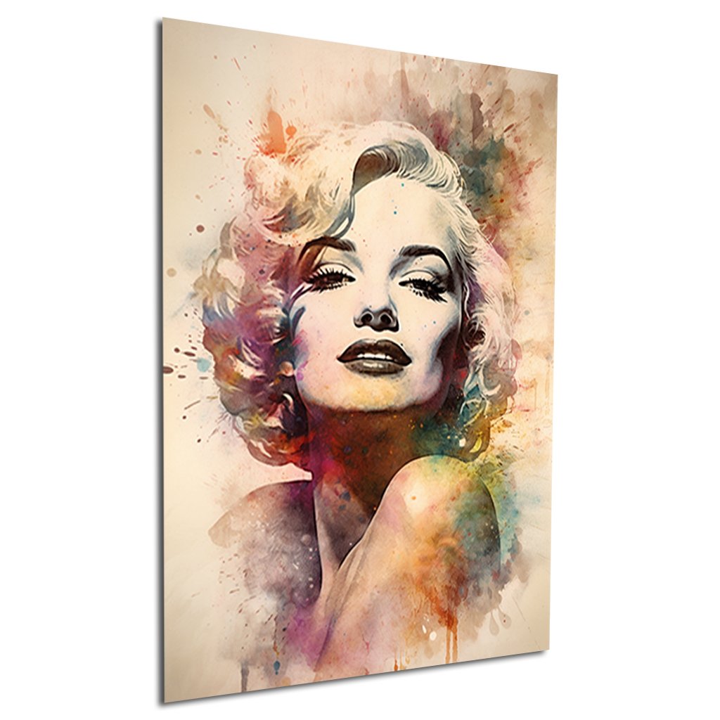 Krásná Marilyn Monroe v barvách