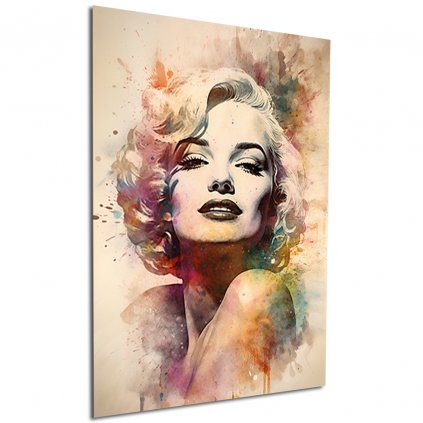 Krásná Marilyn Monroe v barvách