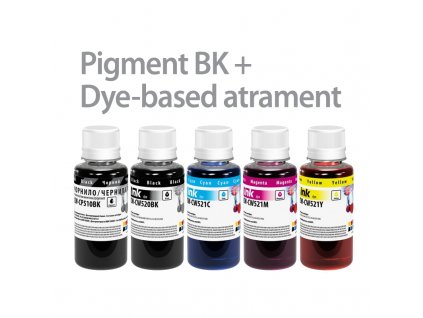 canon 5x100ml pigmentbk+dyebased