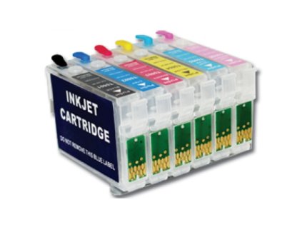 Epson T0791-T0796 plniteľná sada kaziet