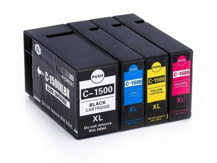 canon pgi1500xl sada bk cyan magenta yellow kompatibilna lacna tinta.sk