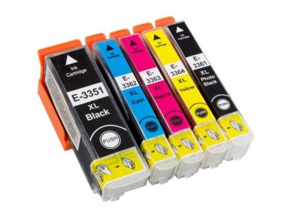 epson t33xl mulltipack vyhodna sada t3351 t3361 t3362 t3363 t3364 xl nahrada lacna napln tinta.sk