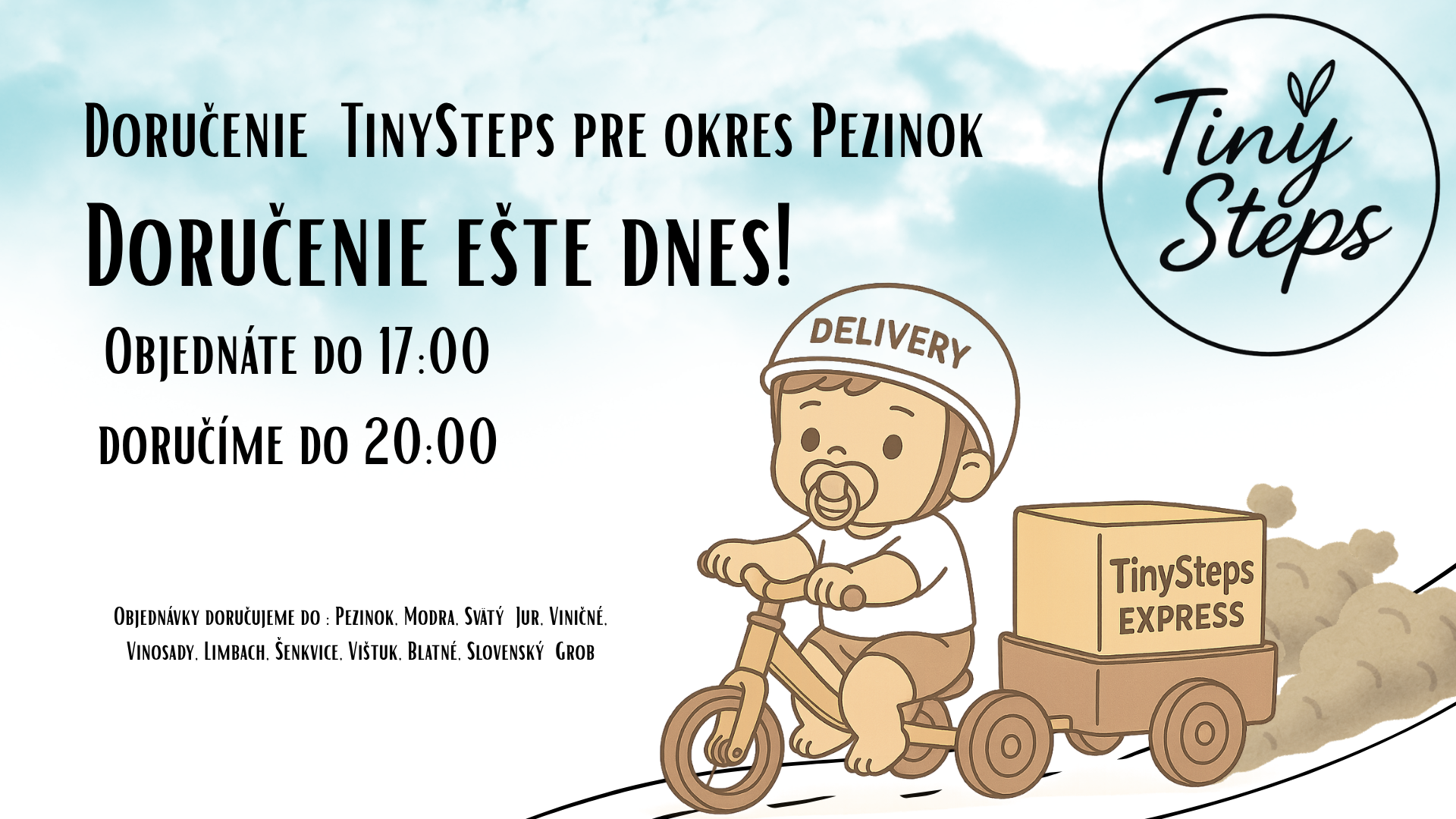 Doprava TinySteps pre okres Pezinok