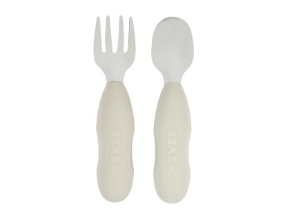 Beaba Prvý trénovací príbor 2 dielny Velvet grey 1
