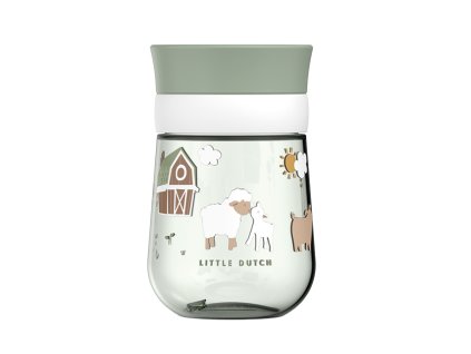 Little Dutch Trénovací hrnček 360° – Farma, 300 ml1