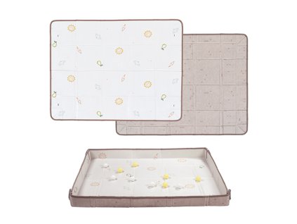 Taf Toys Hracia podložka penová s loptičkami Brown Beige 1