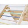 Montessori rastúci Piklerovej trojuholník 59 cm 3v1 s activity boardom a doskou 2v1 pastel 9