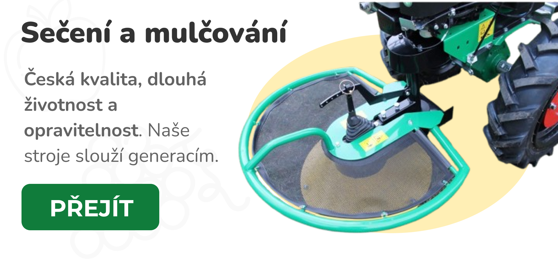 Sečení a mulčování