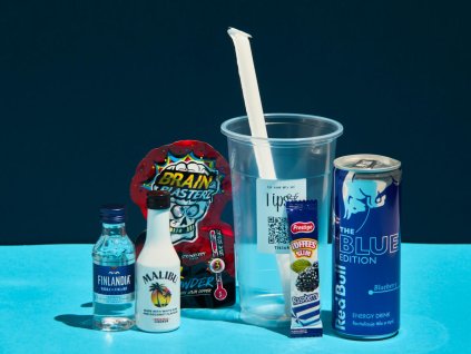 Vodka & Rum (Malibu) – Red Bull Borůvka