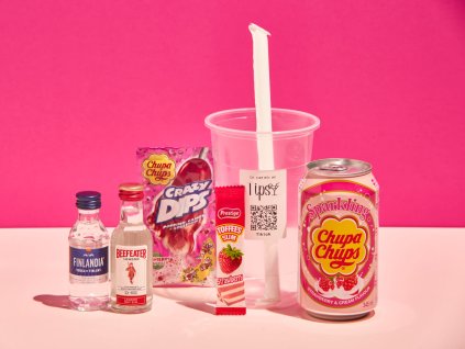 Vodka & Gin – Chupa Chups Jahoda se smetanou