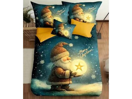 Obliečky Vianočný čas V/3 Bavlna 7-dielna súprava