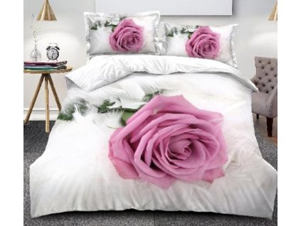 5D Obliečky Ruža Bavlna 7-dielna súprava