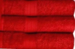 HoD Osuška Červená Bavlnené Froté 500 gr. 140x70 cm