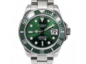 TISELL Automatic Diver Watch Green 40 mm