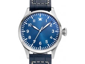 TISELL Pilot Watch  40 mm, Blue,  Diamond crown