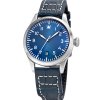 TISELL Pilot Watch 40 mm Blue Date