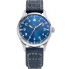 TISELL Pilot Watch 40 mm Blue
