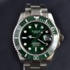 TISELL Automatic Diver Watch Green 40 mm