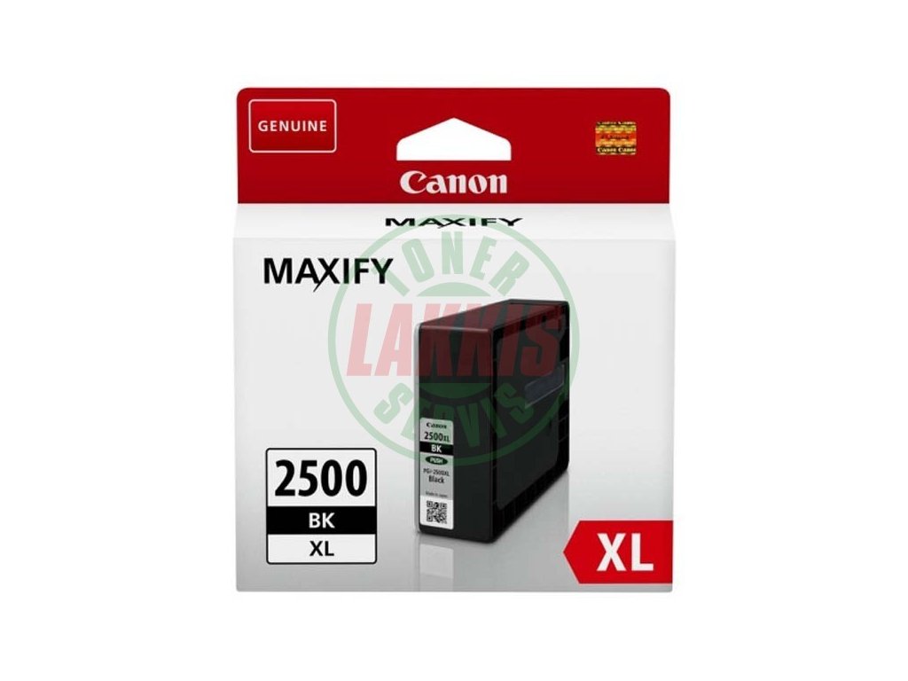 Canon 9254B001 / PGI 2500 XL BK - Originální černá inkoustová náplň Canon pro tiskárny Canon Maxify iB 4000 Series / iB 4050 / MB 5000 Series / MB 5050 / MB 5300 Series / MB 5350