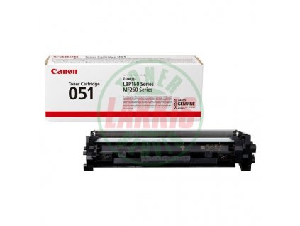 Canon 2168C002, 051 - Originální černý toner pro Canon I-Sensys LBP162dw, Canon I-Sensys MF269dw, Canon I-Sensys MF267dw, Canon I-Sensys MF264dw