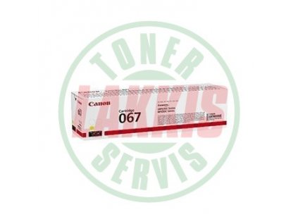 Canon 5099C002 , 067 - Žlutý originál toner pro Canon i-SENSYS LBP633Cdw, Canon i-SENSYS MF651Cw, Canon i-SENSYS MF655Cdw