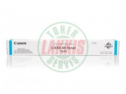 Canon 8525B002  ( C-EXV49 C ) Modrý toner, 19 000 stran pro Canon C3325, C3330, C3525, C3530 Canon DXC3725,  DXC3730