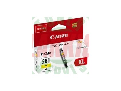 Canon originální ink CLI-581Y XL, yellow, 8,3ml, 2051C001, very high capacity, Canon PIXMA TR7550,TR8550,TS6150,TS6151,TS8150,TS81